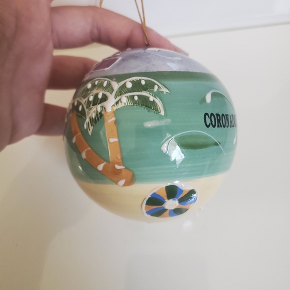 Vintage Coronado, Ca Ceramic Christmas Souvenir Ornament - Picture 2 of 10
